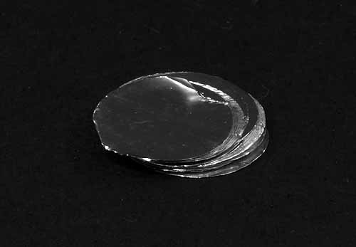 Tin Foil Discs Ultra-Light Weight 13.5mm diameter pack of 100